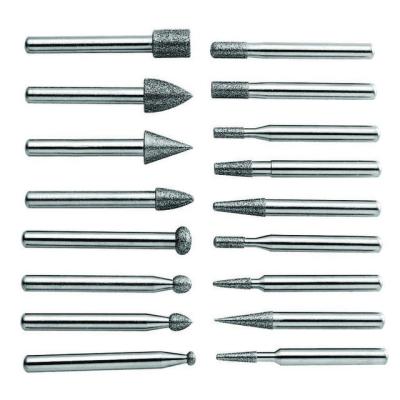 China Shank 3mm Diamond Grinding Main CBN Tools High Quality Carbon Steel Abrasive Mount Points for sale