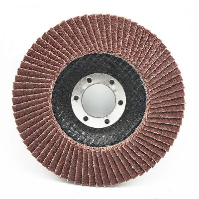 China Aluminum Oxide Disco Fin 40 Grit 115mm Aluminum Oxide Fin Disc For Metal Stainless Steel Polish for sale