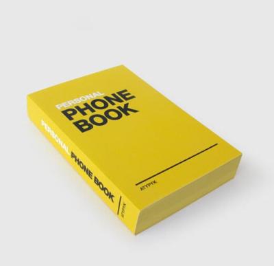 China A3 yellow page book printing, big size yellow cover book printing, cheap printing company, fast printing factory for sale