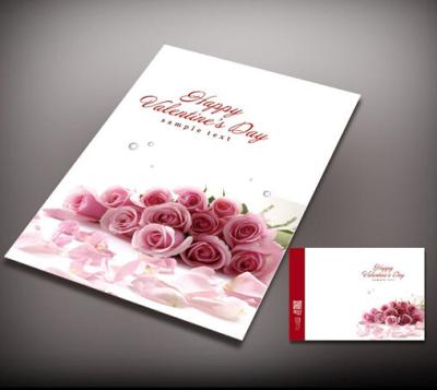 China Thick greeting cards printing, A5 birthday card printing, cardboard material card printing for sale