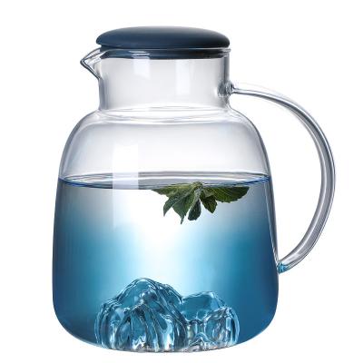 China Sustainable hot sale eco-friendly glass jug for water ice juice tea water jug for sale