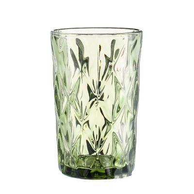 China Single Wall Viable Single Layer Color Milk Cup Transparent Glass Cup Coffee for sale