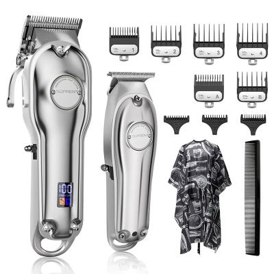 China For Suprent Commercial Cordless Rechargeable Cordless Professional Barber Electric Hair Clipper For Women Men for sale