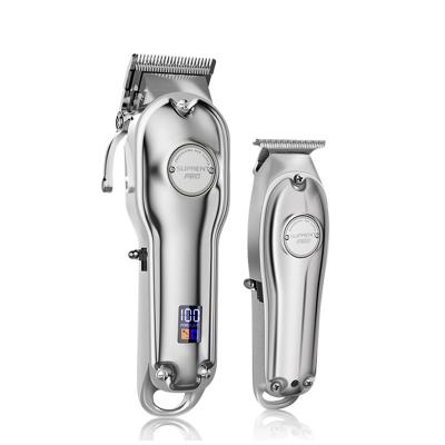 China Professional China Barber Hair Trimmer Outdoor Cordless Cordless Hair Clipper for Hairdresser for sale