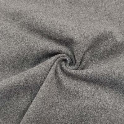 China Memory Free Sample Double Side Fake Cation De Polyester Fleece Spandex Knitting De Velvet Thermal Fabric for sale