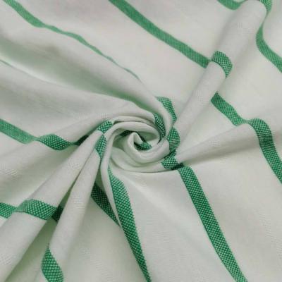 China Soft Lightweight Organic Wicking 100% Cotton Jacquard Fabric For Garment for sale