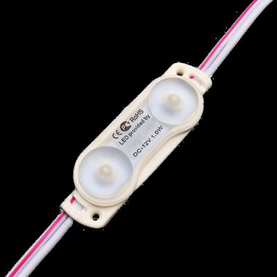 Κίνα INGAN DC12V injection 2 LED module 5316-2835 1 watt SMD waterproof led module with lens προς πώληση