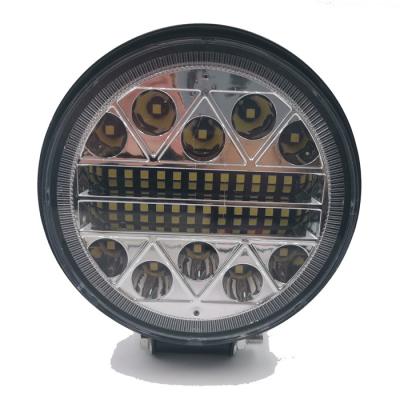 China Strobe Work Light Daytime Running Light 34LED 102W Auxiliary Strobe Work Light Amber White Modified Off-Road Vehicle Inspection Light Truck Spotlight Flash 4 Inch en venta