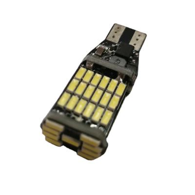 China Super Bright T15 W16W 921 Led Bulb Canbus 45-SMD 4014 For Backup Lights 360 Reverse View Angle Super Bright Durable 15*40 (mm) à venda