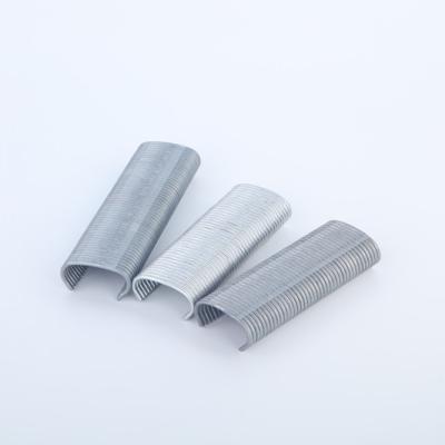 China Good selling high carbon steel stainless steel galvanized/iron/HCS flared ring clips/CL50 c for closing mesh wire for sale