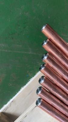 China Mit Erde bedecken der kupfernen plattierten Erde Rod Copper Bonded Ground Rod zu verkaufen