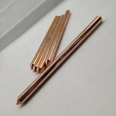 China 4 voeten Zuiver Koper Stevig Aanaardend Rod Electroplated 4ft Te koop