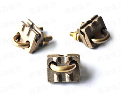 China High Quality U Type Earth Rod Clamps To Connect Earth Rod And Stranded Wire for sale