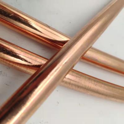 China Highly Customizable Copper Clad Earth Rod For Grounding System 8 Feet Length 15% Elongation for sale