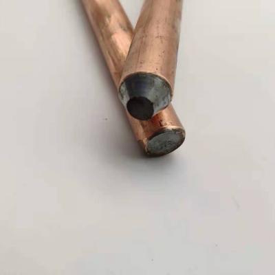 China Stable Electrical Performance Copper Clad Earth Rod with Flat Head Type zu verkaufen