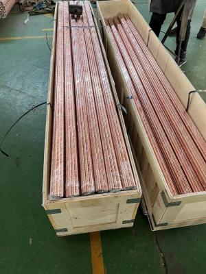 China Threaded End Electrical Earth Rod with 0.254mm Copper Layer for Stable Performance zu verkaufen