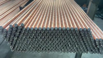 China 16mm Pointed Copper-Bonded Steel Ground Rod 3m Long for Sturdy Grounding Solution for sale