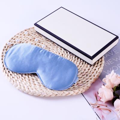 China Luxury custom made mulbery velvet eye mask satin sleep travel satin eye mask silk custom set with pocket for sale