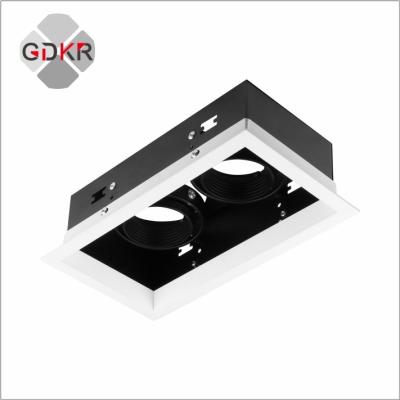 China Modern Front Openning Gu 10 Housing Frame Gu10 Adjustable / Fixed Led Spotlight 20W Ceiling Lights for sale