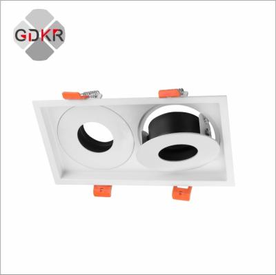 China Modern Adjustable Replacement Gu10 Bulb Lamp Housing / Fixed Led Linear Spotlight Ceiling Lights for sale