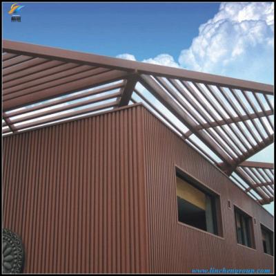 China Nailed Exterior Wood Plastic WPC Composite Decking Flooring WPC Wall Panel for sale