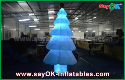 China 3m aufblasbare Lichtdekoration LED-Beleuchtung Weihnachtsbaum mit Nylonmaterial zu verkaufen