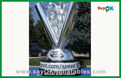 China Advertising Giant Inflatable Trophy Cup Strong 210D polyester cloth for sale