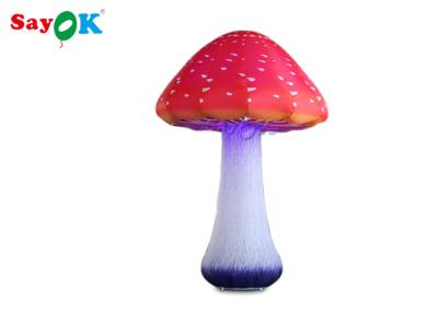 China Oxford Cloth 2m Inflatable Mushroom For Theme Park Stage Decorations for sale