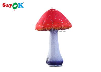China 1 meter reusachtige opblaasbare verlichting decoratie champignon nachtlamp afstandsbediening Te koop