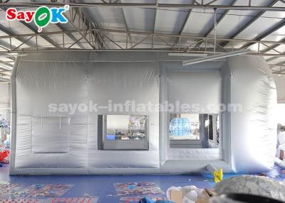 Chine Tissu portatif d'Oxford de cabine de peinture d'explosion du mètre 8.5*4.5*4 de tente d'air de Kampa + matériel transparent de PVC à vendre