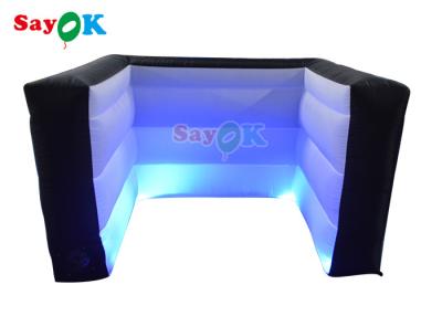 China LED Illuminated Inflatable Bar Counter With Blower For Beer Drink Shop Parties for sale