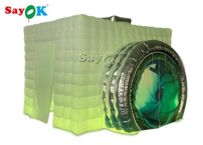 China Event Booth Displays Foldable Inflatable Cube Photo Booth For Wedding / Outdoor Event for sale