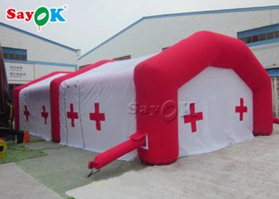 China Inflatable Emergency Tent Water - Proof Large  Inflatable Medical Tent / Field Hospital Tent for sale