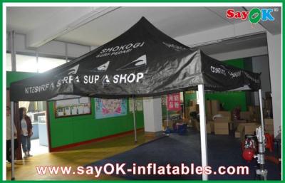 China Tienda plegable al aire libre del negro de la tienda del toldo de la yarda, tienda impermeable gigante con el marco de aluminio en venta