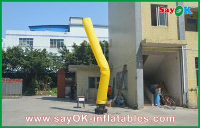 China Individuo inflable amarillo del hombre inflable del palillo, bailarines Inflatables del aire del anuncio en venta