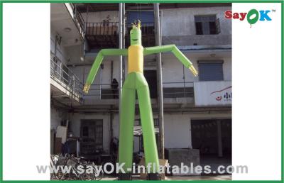 China Hombre raro inflable de baile del tubo de Guy Green Dancing Man Balloon del aire para el anuncio en venta