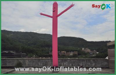 China Un ventilador Legged 750w de Pink Mini Inflatable Air Dancer With del bailarín del aire para la publicidad en venta