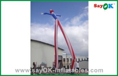 China Hombre del tubo del temblequeo del brazo del bailarín los 9M Wacky Waving Inflatable del conducto de aire, pequeño bailarín del aire en venta