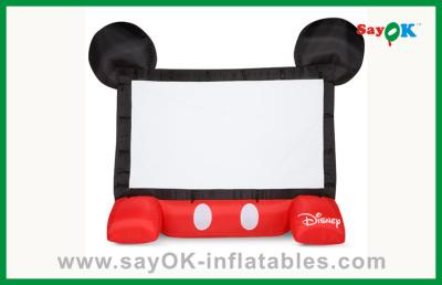 China Pantalla de proyector inflable de la pantalla de los niños de Disney del móvil inflable divertido grande inflable de la pantalla de cine en venta