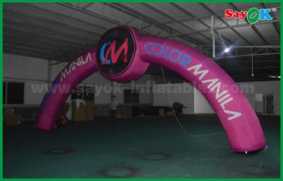 China Inflatable Arches Oxford Cloth Advertising Inflatable Entrance Arch Gate With Led Light for sale