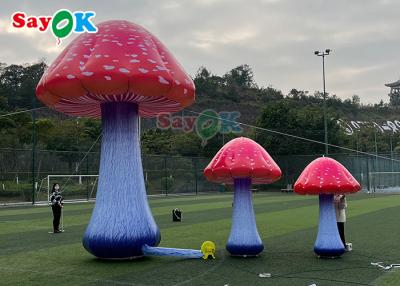 Cina Fungo gonfiabile gigante di esplosione di Plant For Wonderland del modello del fungo con il fiore in vendita