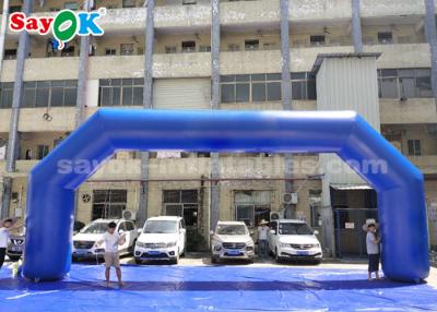 Chine Voûte gonflable bleue de mètre de PVC 9,14 x 3,65 de portique gonflable pour la publicité d'événement facile à nettoyer à vendre