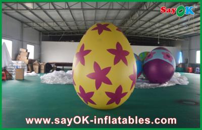 China Decoración inflable colorida del festival de Pascua del huevo de la decoración con el huevo de Pascua inflable de la impresión en venta en venta