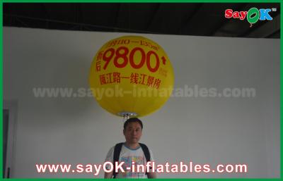 China 1.5m Opblaasbare Geleide Rugzakballon Reclameballon met Ballon van het Druk de Reuze Grote Opblaasbare Helium Te koop