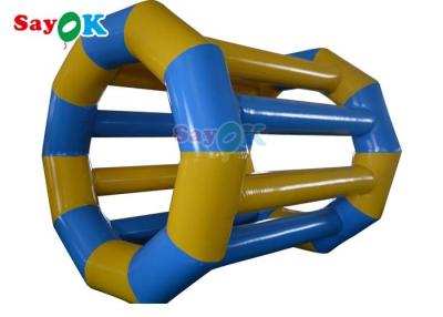 China Rueda gigante inflable Actividades al aire libre Iceberg de agua inflable para niños Adultos Roller de hámster humano en venta