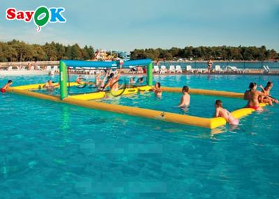 China Corte de voleibol de agua inflable flotante multifuncional hermético flotantes de agua inflable en venta