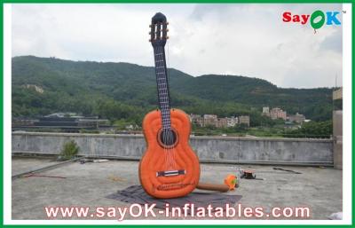 China Campaña de publicidad Guitarra inflable de tela de Oxford, Festival de Música Alturas 2 metros en venta