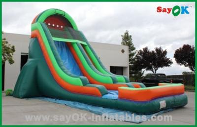 China Inflatable Slippery Slide Durable PVC Inflatable Bouncer Slide , Inflatable Water Slide Car Model for sale