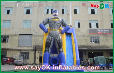 China Blow Up Slip N Slide / Volwassenen Games Jumbo opblaasbare uitsmijter Droog glijbaan met digitale druk Te koop