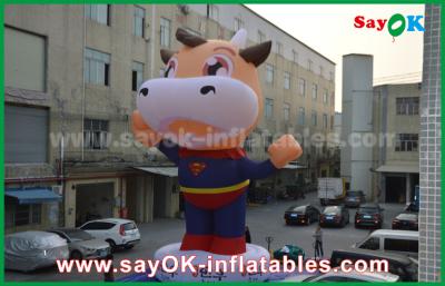 China Blow Up cartoonfiguren 210 D Oxford stof Groot opblaasbaar kostuum voor reclame 2 - 8m hoogte Te koop